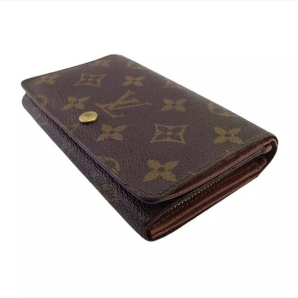 LOUIS VUITTON L-shaped zipper wallet Monogram Authentic Used - Picture 5 of 10